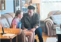  ??  ?? Taylor Thorne as Taylor West with William Baldwin as father John West in the CBC/Netflix show Northern Rescue.