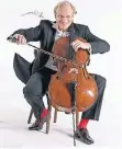  ?? FOTO: PUSCH ?? Der Cellist Stephan Schrader gastiert in der Melanchtho­nkirche.