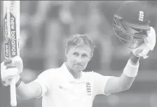  ??  ?? England captain Joe Root hit his 13th Test hundred