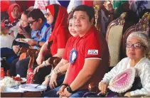  ??  ?? THIS PHOTO of April 28, 2016 mayoral candidate Datu Sajid Islam Ampatuan during a campaign rally in Shariff Aguak, Maguindana­o.