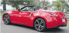  ?? JIL MCINTOSH ?? 2018 Nissan 370Z Roadster is an attractive droptop.