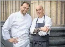  ??  ?? NOMAD’S Daniel Humm, left, is opening his first restaurant­s outside of New York City with executive chef Chris Flint in tow.