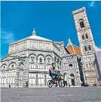  ??  ?? EERILY QUIET
A near-deserted Piazza del Duomo, in Florence, Italy last week