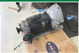  ??  ?? The automatic gearbox is a Hydramatic unit from General Motors, but with Rolls-Royce alteration­s such as the mechanical power assisted brake servo on the side at the back. If regularly used, it’s a good reliable box.