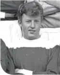  ??  ?? Harry Kirk when he was with The Boro in 1963