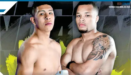  ?? FOTO: GOLDEN BOY PROMOTIONS ?? Jaime Munguía y D’mitrius Ballard combatirán a 12 rounds, en peso medio. /
