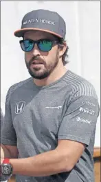  ??  ?? Fernando Alonso.