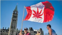  ??  ?? Canada has passed a landmark law that legalises the recreation­al use of marijuana nationwide.