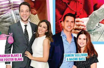  ??  ?? HAMISH BLAKE & ZOE FOSTER BLAKE EAMON SULLIVAN & NAOMI BASS