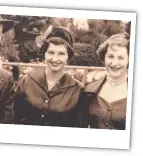  ?? Pictures: SUPPLIED ?? LEFT: The late Thomas Caldwell, a New Zealand pilot, holding a dog atop a Spitfire during World War II.
ABOVE: Dunedin Spitfire and Lancaster bomber pilot Alexander ‘Sandy’ Macdonald with sister-in-law Betty Ferguson and wife Coral Macdonald (nee Cameron).