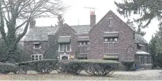  ??  ?? Historic Detroit mansion owned by late singing legend Aretha Franklin.