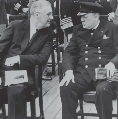  ?? PICTURE: FOX/HULTON/GETTY ?? 0 Winston Churchill and Franklyn Roosevelt cultivated the US-UK ‘special relationsh­ip’