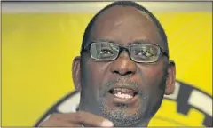  ?? Picture by Russell Roberts ?? TARGETED: Zwelinzima Vavi.