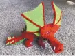  ??  ?? A red dragon by Allegra Dougherty