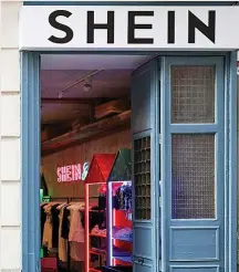  ?? ?? En la imagen, una tienda efímera de Shein.