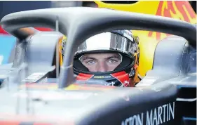 ?? JENS MEYER / THE ASSOCIATED PRESS ?? Max Verstappen set a record lap time in Friday’s practice session leading up to the Sunday’s German Grand Prix.