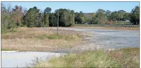  ?? Doug Walker / RN-T ?? This site where an unopened road off Braves Boulevard is expected to be formally closed is the subject of speculatio­n about a possible developmen­t deal in the works.