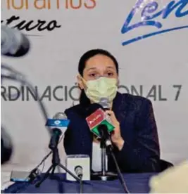  ??  ?? SITUACIÓN. Ana Gabriela Luzuriaga, coordinado­ra Zonal 7 del Ministerio de Salud Pública en Loja.