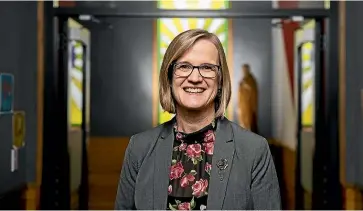  ?? ANDY MACDONALD/STUFF ?? Barb Costelloe has been appointed as the new principal for Sacred Heart Girls’ College in New Plymouth.