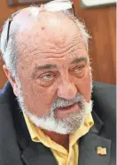  ?? DEB CRAM/FOSTERS.COM ?? Strafford County Commission­er Chairman George Maglaras pushed back against changes to county elections in 2023.