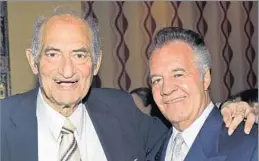  ?? Bobby Bank WireImage ?? TOUGH GUY Frank Albanese, left, shown in 2010 with Tony Sirico, was also in “The Godfather” and “Goodfellas.” His roles often played off his tough persona.