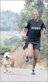  ??  ?? Hazel Moller and her friend Tumelo Makobane have challenged themselves to run 10 Comrades Marathons in just 10 days to raise R300 000 for Underdogs SA.