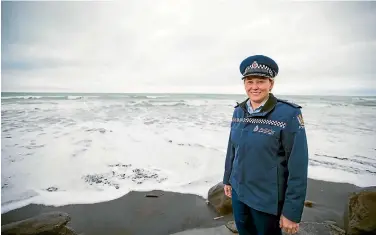  ?? PHOTO: SIMON O’CONNOR/STUFF ?? Senior Sergeant Karley Hunt is taking on the challenge of her life in an effort to help the young people of Taranaki.