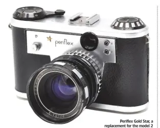  ??  ?? Periflex Gold Star, a replacemen­t for the model 2