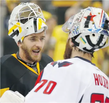  ?? JUSTIN K. ALLER / GETTY IMAGES FILES ?? Matt Murray said of this NHL season, “I’ve been really good at times, and I’ve been really average.”