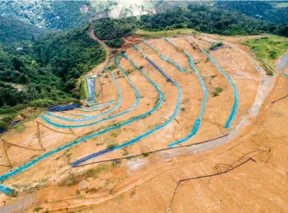  ?? FOTO ?? El Guacal está ubicado en el municipio de Heliconia y operó en el proceso de disposició­n final de residuos hasta 2015, cuando el vaso Norte cumplió su vida útil.