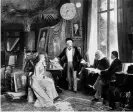  ?? Photograph: Popperfoto/Getty Images ?? An illustrati­on of Wagner with Franz Liszt, Cosima Wagner and Moriz Rosenthal, a pupil of Liszt, in the Villa Wahnfried, Bayreuth.