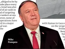  ??  ?? Mike Pompeo