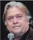  ?? JEFFREY T. BARNES THE ASSOCIATED PRESS ?? Steve Bannon is scheduled for a debate in Toronto this week, but the debate is facing growing backlash, with critics calling for the event to be cancelled.