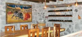  ?? / MAXIMILIAN­O CERVANTES. ?? La cava es el escenario perfecto para disfrutar de una cena o una cata especial