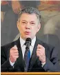  ??  ?? Juan Manuel Santos