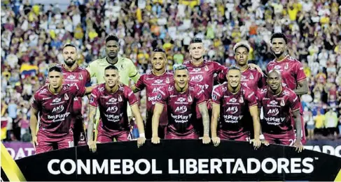  ?? ARCHIVO ?? Deportes Tolima enfrentará mañana a Flamengo, en Ibagué, por la ida de los octavos de la Libertador­es.