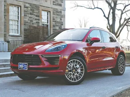  ?? PHOTOS: CHRIS BALCERAK/DRIVING ?? The 2020 Porsche Macan is a magnificen­t vehicle, says David Booth, but even so, it may not be worth the price.