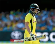  ?? GETTY IMAGES ?? Steve Smith and the Australian team have had a horror start to their limited overs summer.