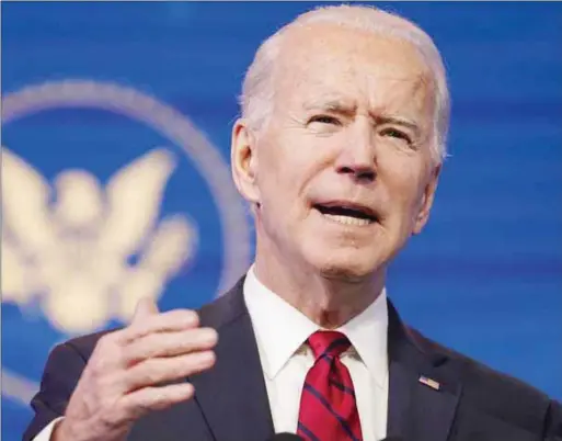  ??  ?? Biden