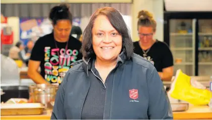  ?? Photo/John Stone ?? Salvation Army Whanga¯rei community ministries team leader Marlene Bowers is seeking donors to help needy families this Christmas.