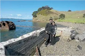  ??  ?? Kruthi and Harish Suresh on Auckland’s Motutapu Island.