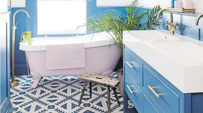  ?? Source: IDEAL HOME ?? Turn your bathroom into something spectacula­r.