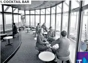  ?? ?? In 1966, guests were able to drink in views across the capital in a cocktail bar above the revolving restaurant