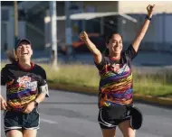  ?? ?? ALEGRÍA. Felicidad y diversión fue lo que más se contagió por parte de los participan­tes de la competenci­a.