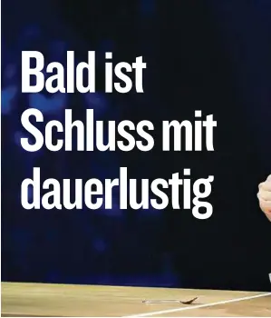  ??  ?? Mit Stefan Raab nimmt am 19. Dezember eine Fernsehleg­ende den Hut und tritt