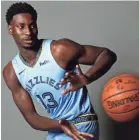  ?? JOE RONDONE/THE COMMERCIAL APPEAL ?? Grizzlies forward Jaren Jackson Jr. is one of the cornerston­es of the team's rebuilding effort.