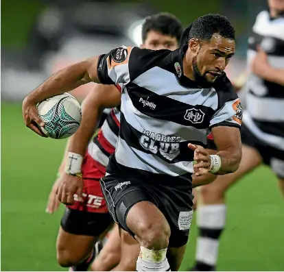  ?? KERRY MARSHALL/GETTY IMAGES ?? Ryan Tongia will play for Southland in this year’s national provincial rugby championsh­ip.