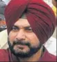  ??  ?? Punjab Congress president and Gurdaspur MP Sunil Jakhar and state local bodies minister Navjot Singh Sidhu.