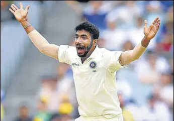  ?? GETTY ?? Bumrah will miss the Test series against South Africa due to a stress fracture in the lower back.