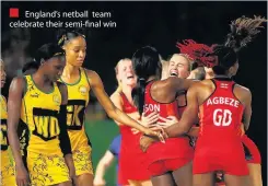  ??  ?? ENGLAND finally came alive on the track as Zharnel Hughes grabbed redemption and Lorraine Ugen became an unlikely sprint hero at the Commonweal­th Games yesterday.
The 4x100 metres men and women squads clinched gold on the final day at the Carrara...